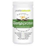 Container of Prairie Naturals Organic Hemp Protein French Vanilla Cream 400 Grams