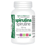 Bottle of Prairie Naturals Organic Spirulina 180 Tablets