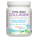 Container of Natural Factors Total Body Collagen Powder Orange Flavour 500 Grams