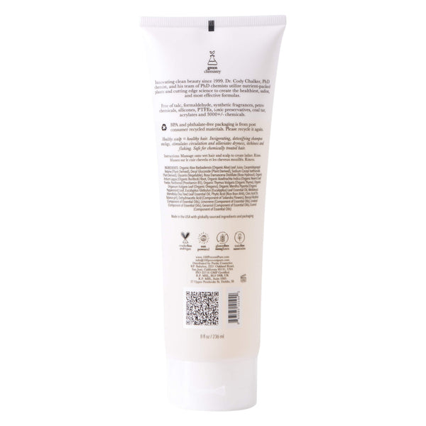 Tube Back of 100% Pure Healthy Scalp Shampoo Burdock & Neem 8oz
