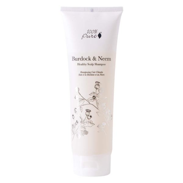 Tube of 100% Pure Healthy Scalp Shampoo Burdock & Neem 8oz

