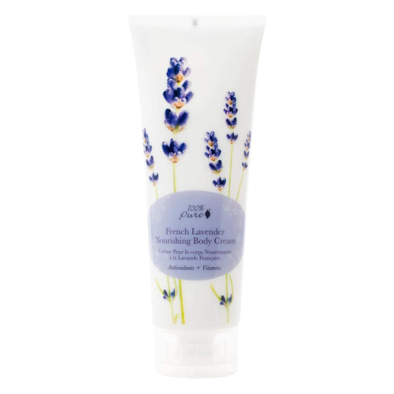 Tube of 100%Pure NourishingBodyCream FrenchLavender 236ml