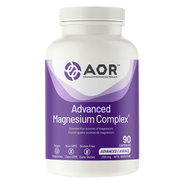 Bottle of AOR Advanced Magnesium Complex® 90 Capsules
