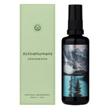 Box and Bottle of ActiveHumans NaturalDeodorant Cedarwood 60ml