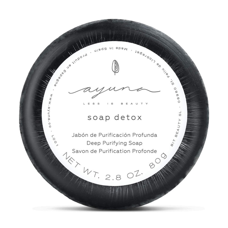 Ayuna Soap Detox - Deeply Purifying Soap 80g Back
