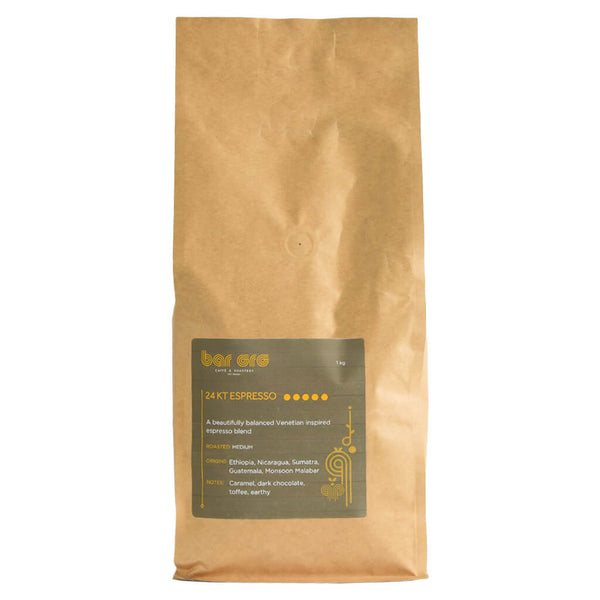 Bag of BarOroCoffee BarOro24KT EspressoBlend 1kg