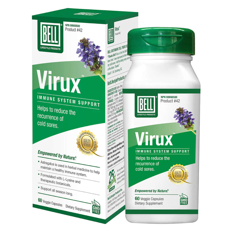 Box & Bottle of Bell Virux™ 60 Capsules

