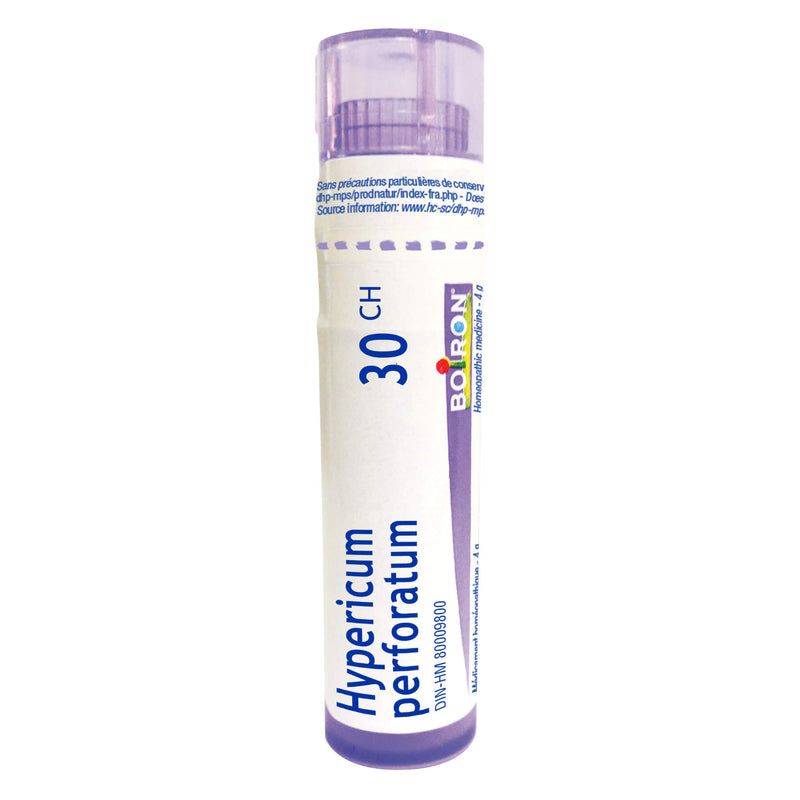 Tube of Boiron HypericumPerforatum 30CH 80Pellets