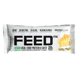 Package of Nutrabolics Feed Me Vegan Real Food Protein & Oats Bar Caramel Apple Pie 20g Protein