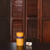 Cheeky Bee Candle Company #32 – Traditional Smooth Pillar – Gold Lifestyle
