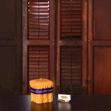 Cheeky Bee Candle Company #65 – Square Drip Pillar – Gold 3.5″ x 3.5″ x 3.5″ Lifestyle

