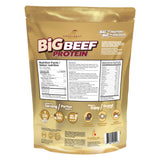Package Back of Confident Big Beef Protein Silky Vanilla

