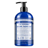 PumpBottle of Dr.Bronner's OrganicSugarSoap Peppermint 355ml