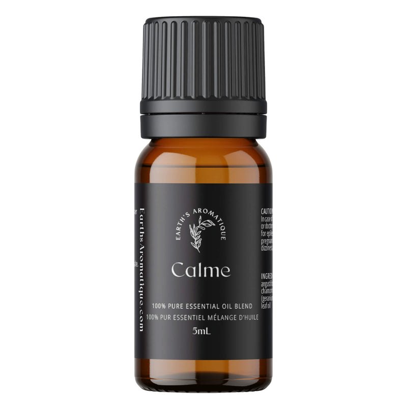 Bottle of Earth's Aromatique Calme Essential Oil Blend 5mL
