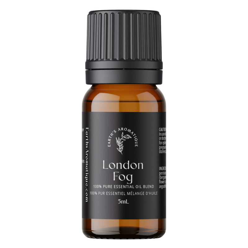 Bottle of Earth's Aromatique London Fog Essential Oil Blend 5mL
