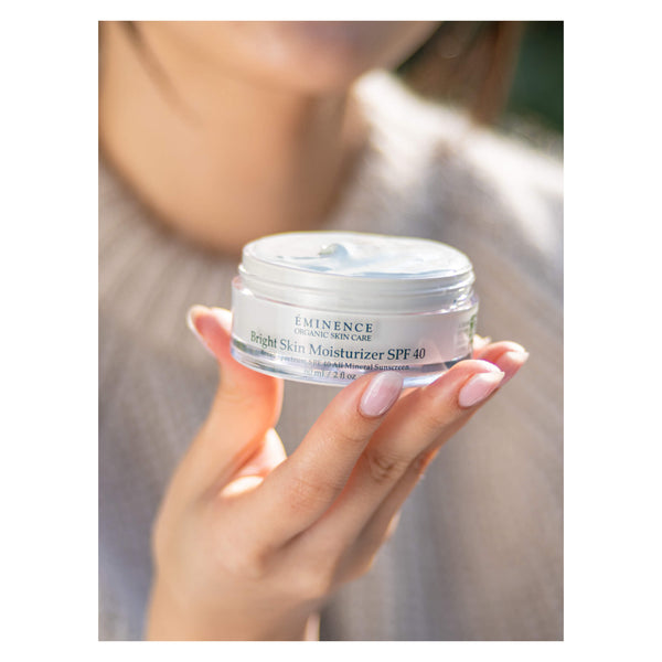 Eminence Bright Skin Moisturizer SPF 40 Lifestyle
