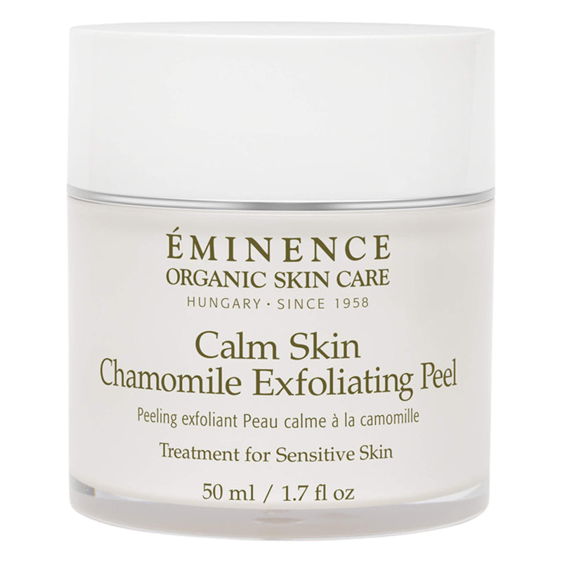 Jar of Eminence CalmSkin ChamomileExfoliatingPeel 50ml