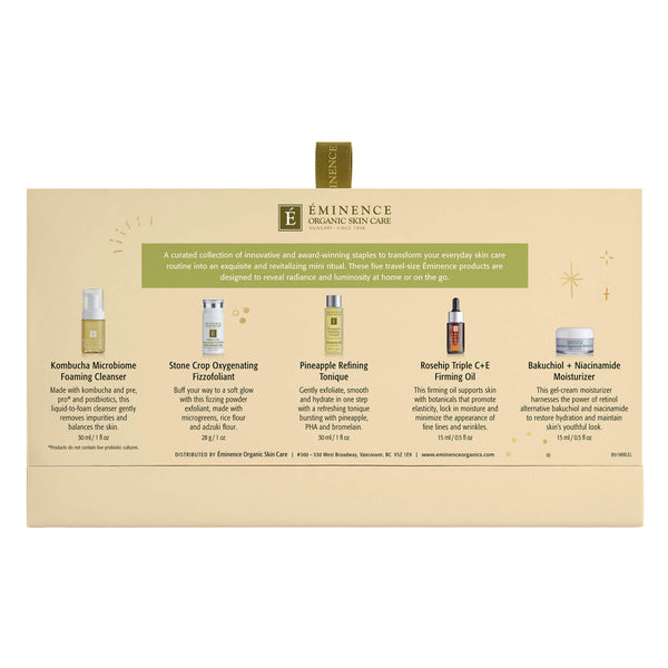 Eminence Radiance Renewal Set Back of Box
