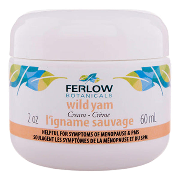 Tub of FerlowBotanicals WildYamCream 10%WildYamExtract 60ml