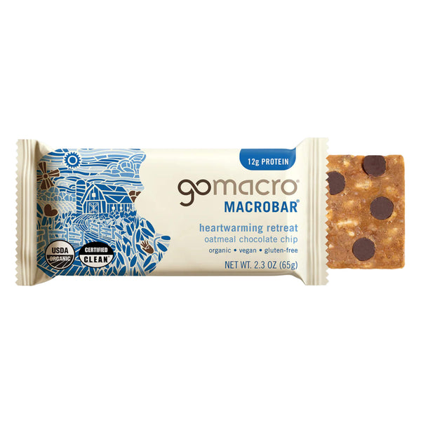 Package of Go Macro MacroBar - Heartwarming Retreat, Oatmeal Chocolate Chip 65g
