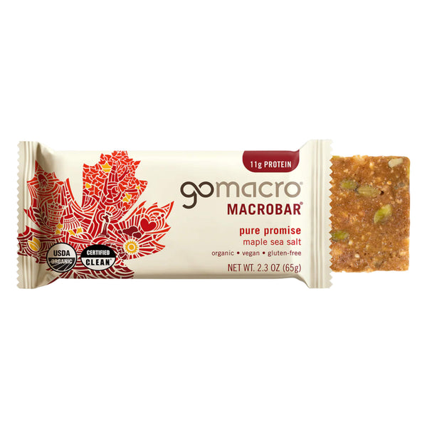 Package of Go Macro MacroBar - Pure Promise, Maple Sea Salt 65g
