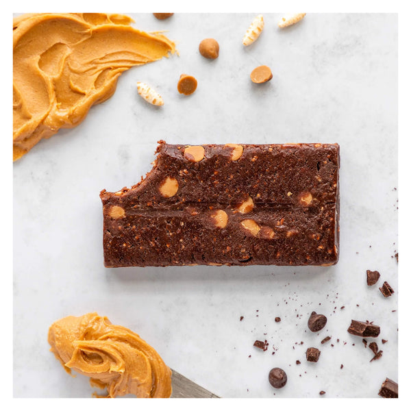 Go Macro MacroBar - Smooth Sanctuary, Double Chocolate & Peanut Butter Chips Lifestyle
