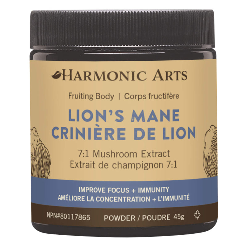 Jar of Harmonic Arts Lion's Mane Powder 45 Grams
