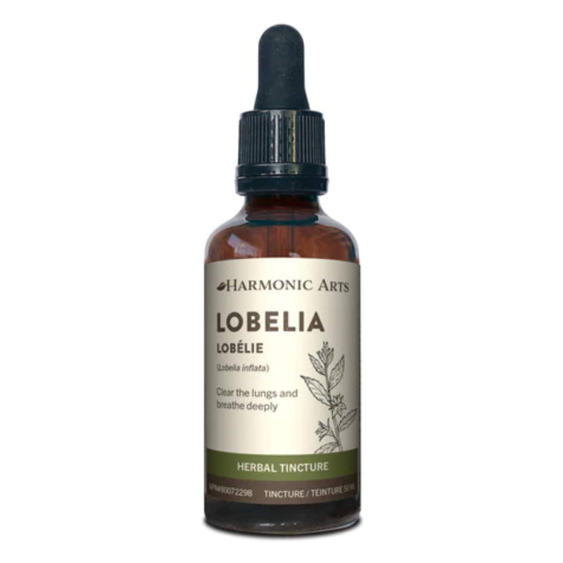 DropperBottle of HarmonicArts Lobelia HerbalTincture 50ml