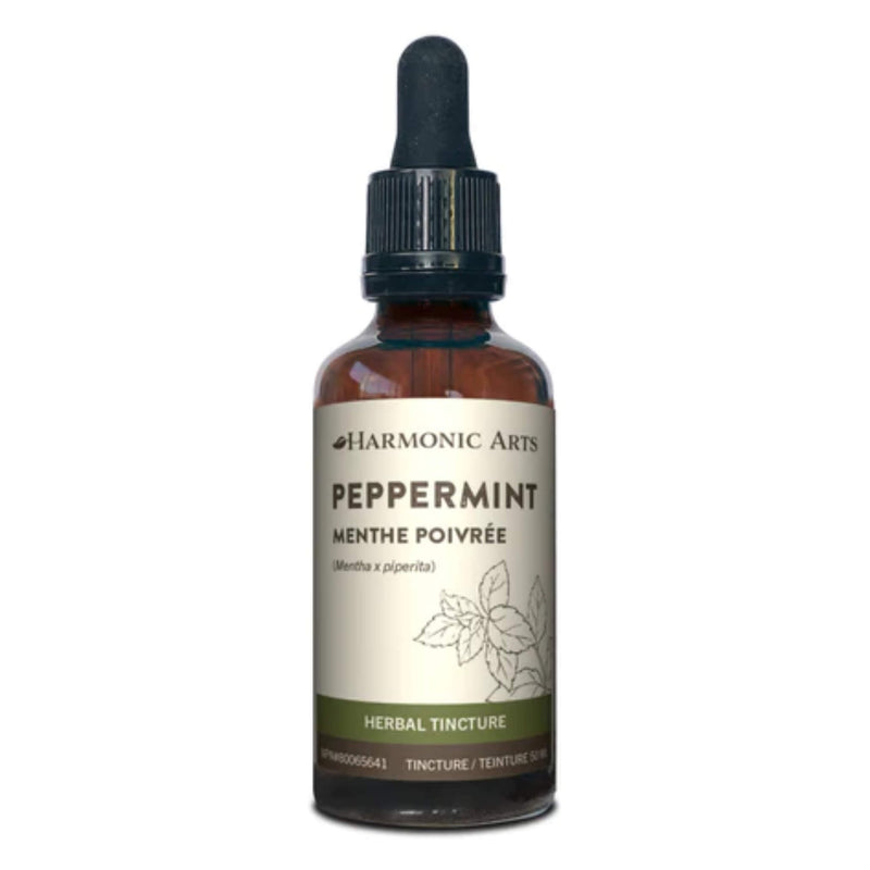 DropperBottle of HarmonicArts PeppermintLeaf HerbalTincture 50ml