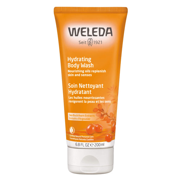 Tube of Weleda Hydrating Body Wash - Sea Buckthorn 6.8 Ounces
