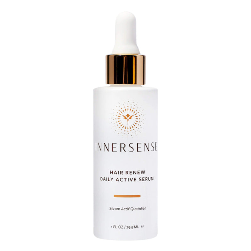 Dropper Bottle of Innersense Hair Renew Daily Active Serum 1oz
