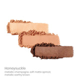 Swatch of JaneIredale PurePressed EyeshadowTrio Honeysuckle
