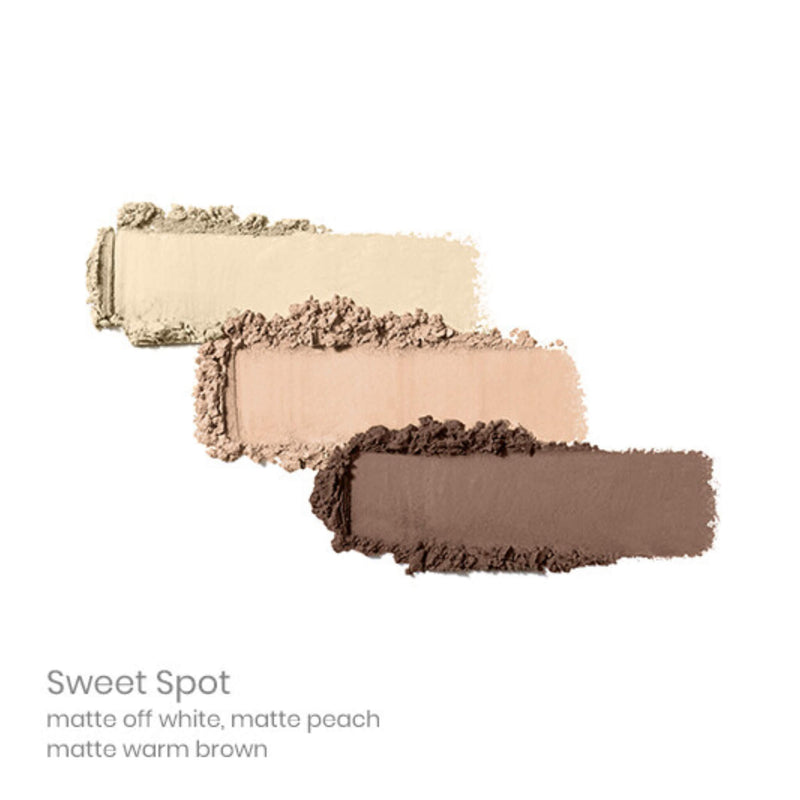 Swatch of JaneIredale PurePressed EyeshadowTrio SweetSpot
