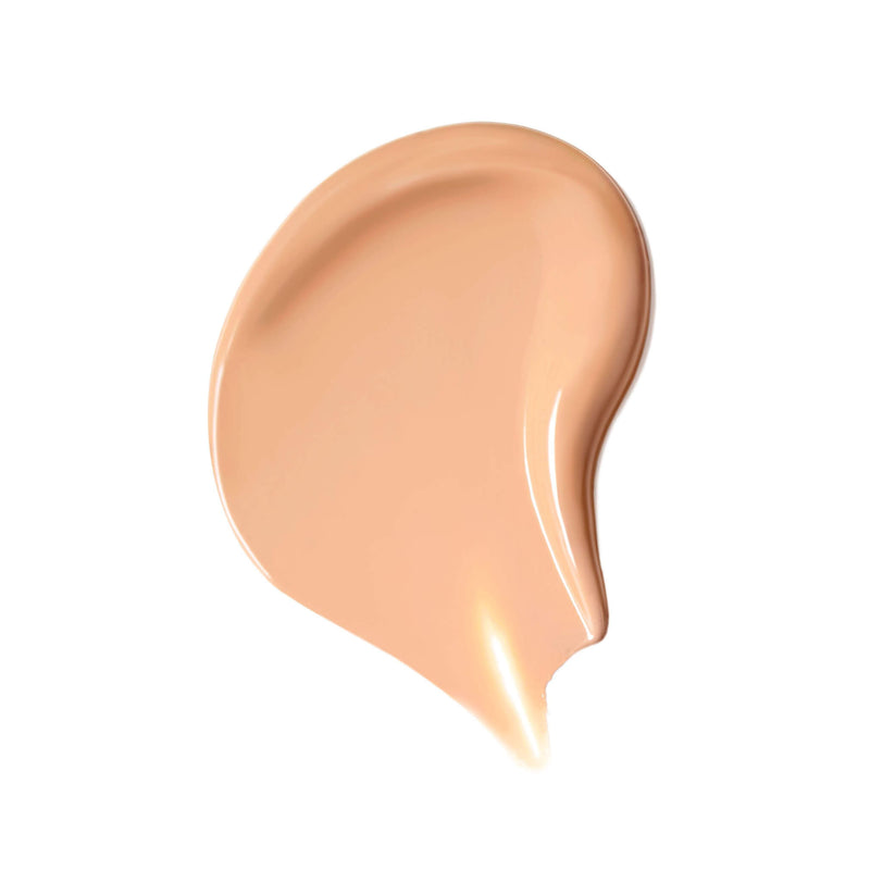 Swatch of Jane Iredale Skintuition SPF 30 Radiance-Boosting Liquid Foundation 14 Fair C
