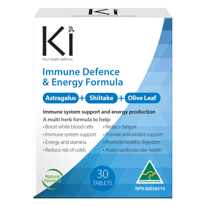 Box of Martin&Pleasance Ki ImmuneDefence&EnergyFormula 30Tablets