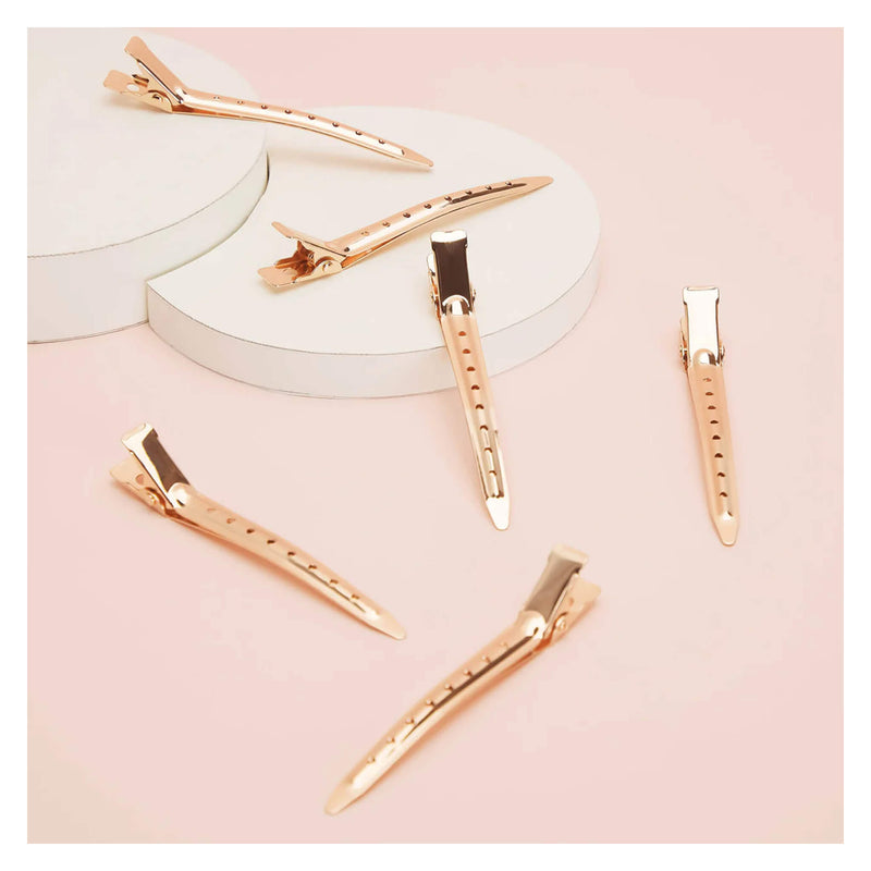 Kitsch Rose Gold Styling Clip Lifestyle
