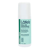 Stick of Lafe's Roll-On Deodorant - Cedar + Lime 88mL
