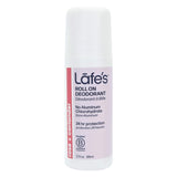 Stick of Lafe's Roll-On Deodorant - Rose + Coriander 88mL
