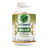 Bottle of LeafSource® Shilajit - Humic-Fulvic Acids 60 V-Caps
