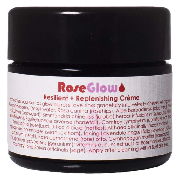 Jar of LivingLibations RoseGlowCrème 50ml
