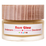 Jar of Living Libations Underarm Charm Crème Deodorant Rose Glow 30ml
