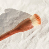 Lulu Organics Wooden Root Brush Lifestyle
