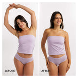 Luna Bronze Glow Gradual Tanning Moisturiser Before/After
