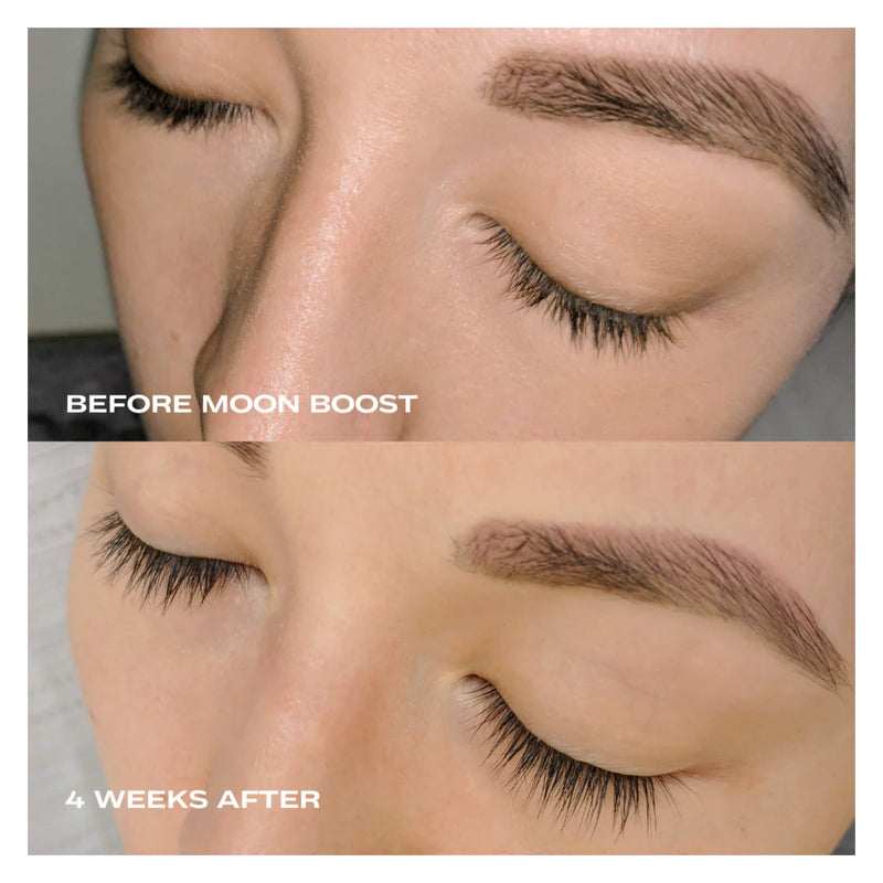 Luna Nectar Moon Boost Lash & Brow Enhancing Serum Before/After 
