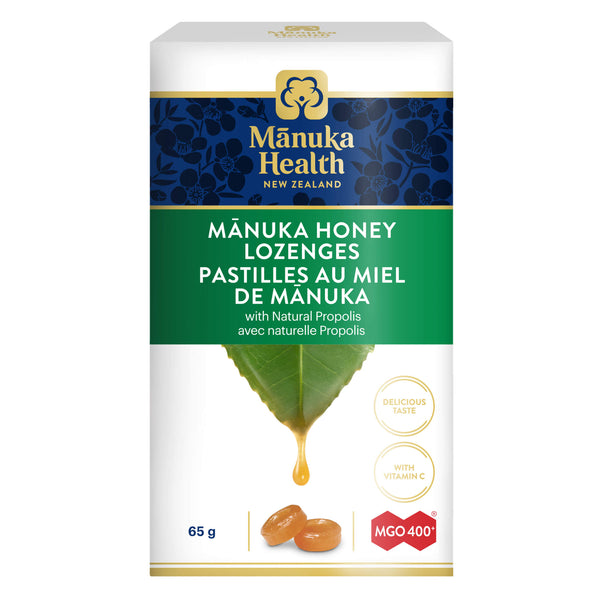 Box of Manuka Health Manuka Honey & Propolis Lozenges MGO 400+ 65g/15pcs
