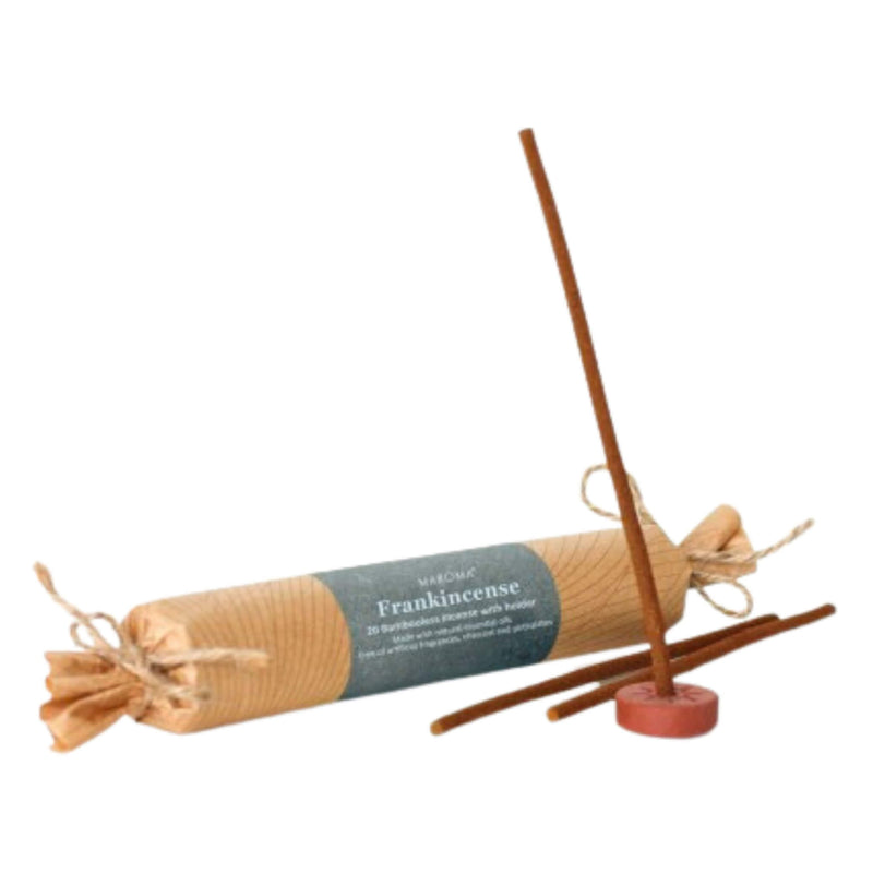 Maroma Bambooless Incense With Holder Frankincense 20 sticks