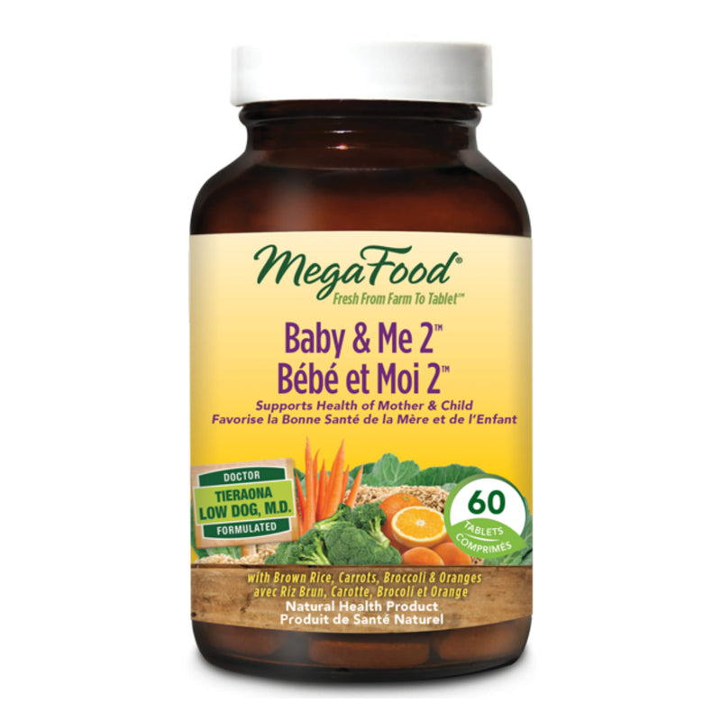 Bottle of MegaFood Baby&Me2 60Tablets