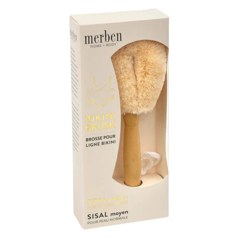 Merben Sisal (Medium) Bikini Brush 7" Package
