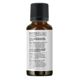 Bottle of NOW Essential Oil Blend - Myrrh 20% - commiphora myrrha Back
