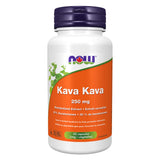 Bottle of NOW Kava Kava 250mg w/Siberian Ginseng 100mg 60Capsules
